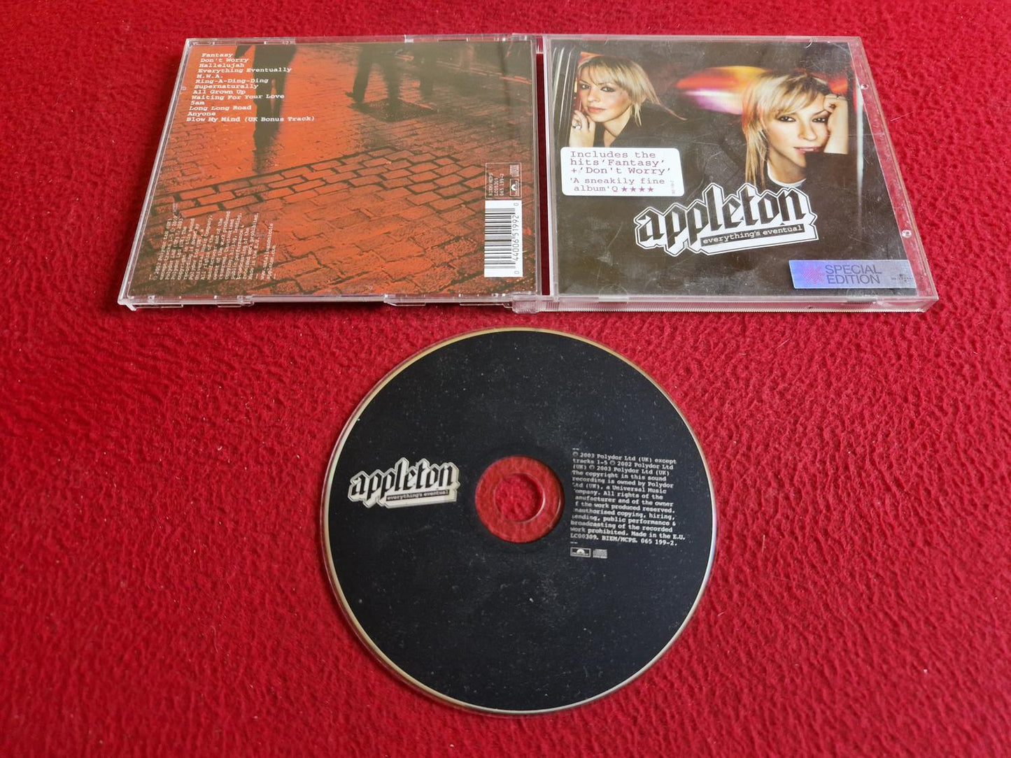 APPLETON EVERYTHING'S EVENTUAL CD