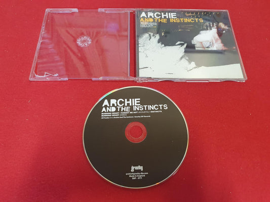 ARCHIE AND THE INSTINCTS SINGEL BURNING HEART EP till CD