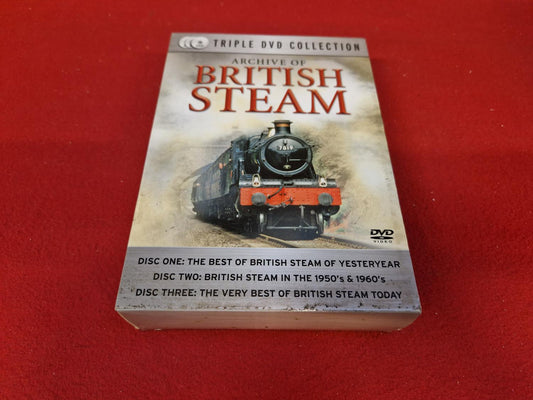 ARCHIVE OF BRITISH STEAM DISC 1 - 3 BOX till DVD