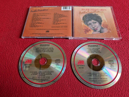 ARETHA FRANKLIN 30 GREATEST HITS CD
