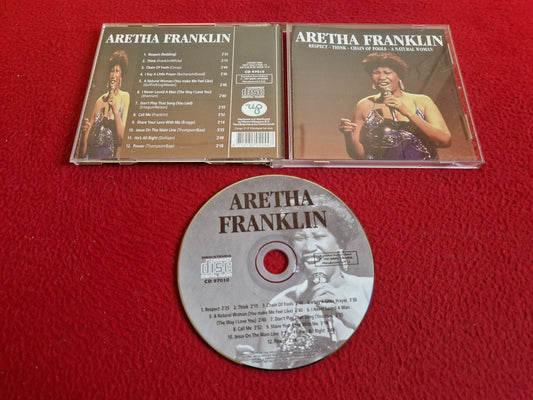 ARETHA FRANKLIN RESPECT - THINK - CHAIN OF FOOLS - A NATURAL WOMAN CD