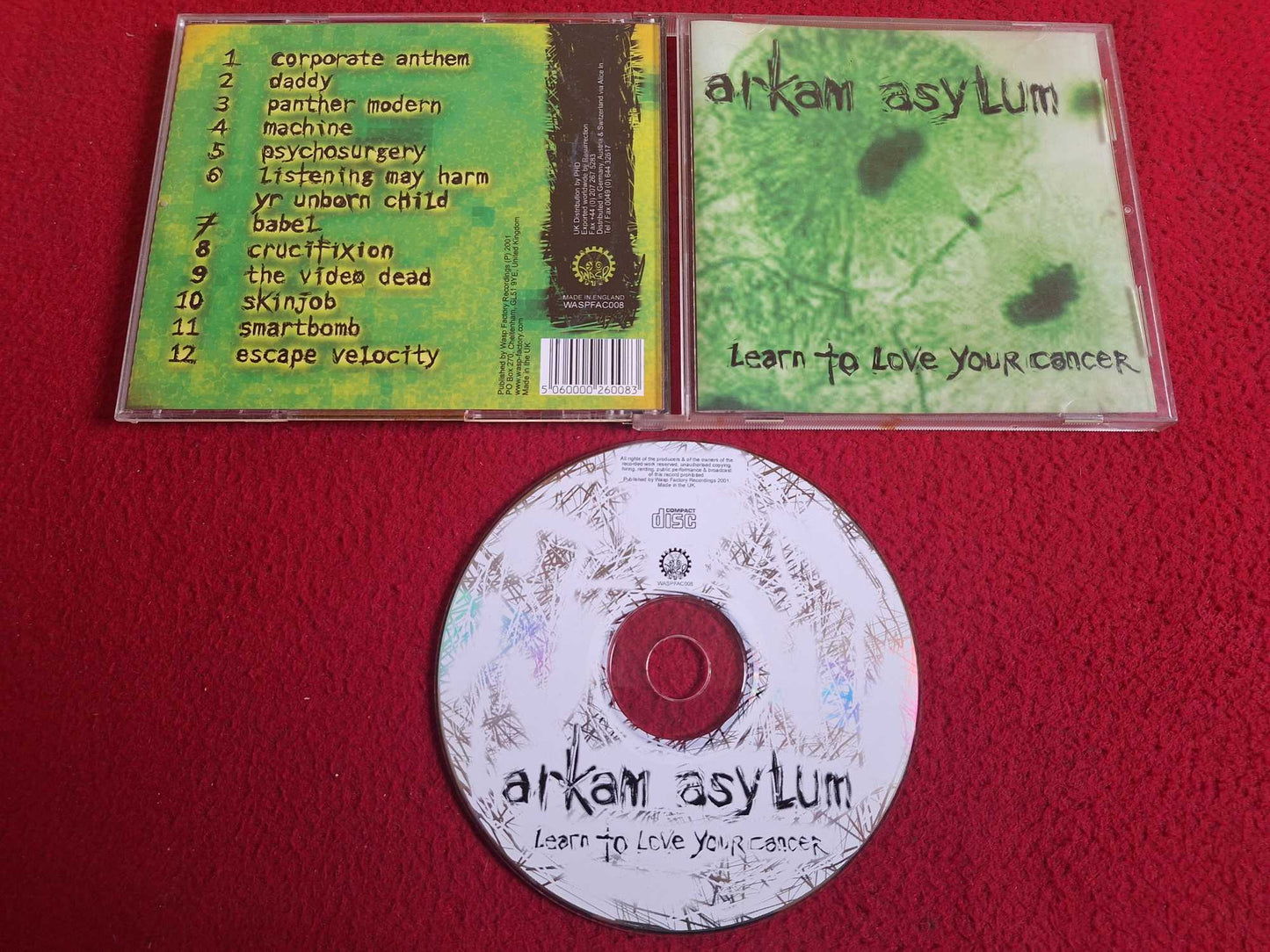 ARKAM ASYLUM LEARN TO LOVE YOUR CANCER CD