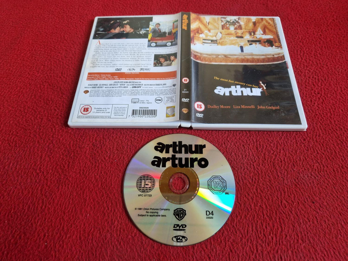 ARTHUR DVD