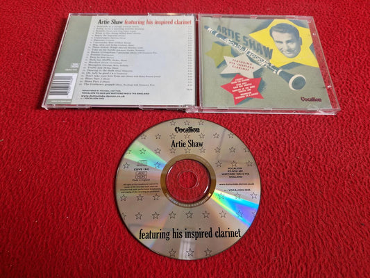 ARTIE SHAW FEATURING HIS INSPIRED CLARINET CD