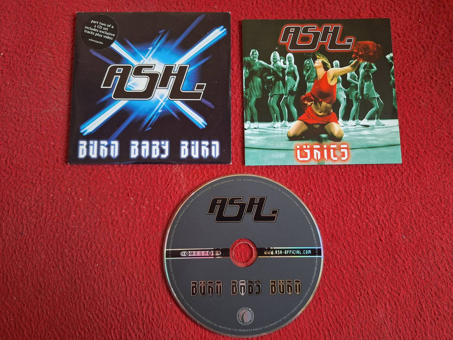 ASH BURN BABY BURN CD