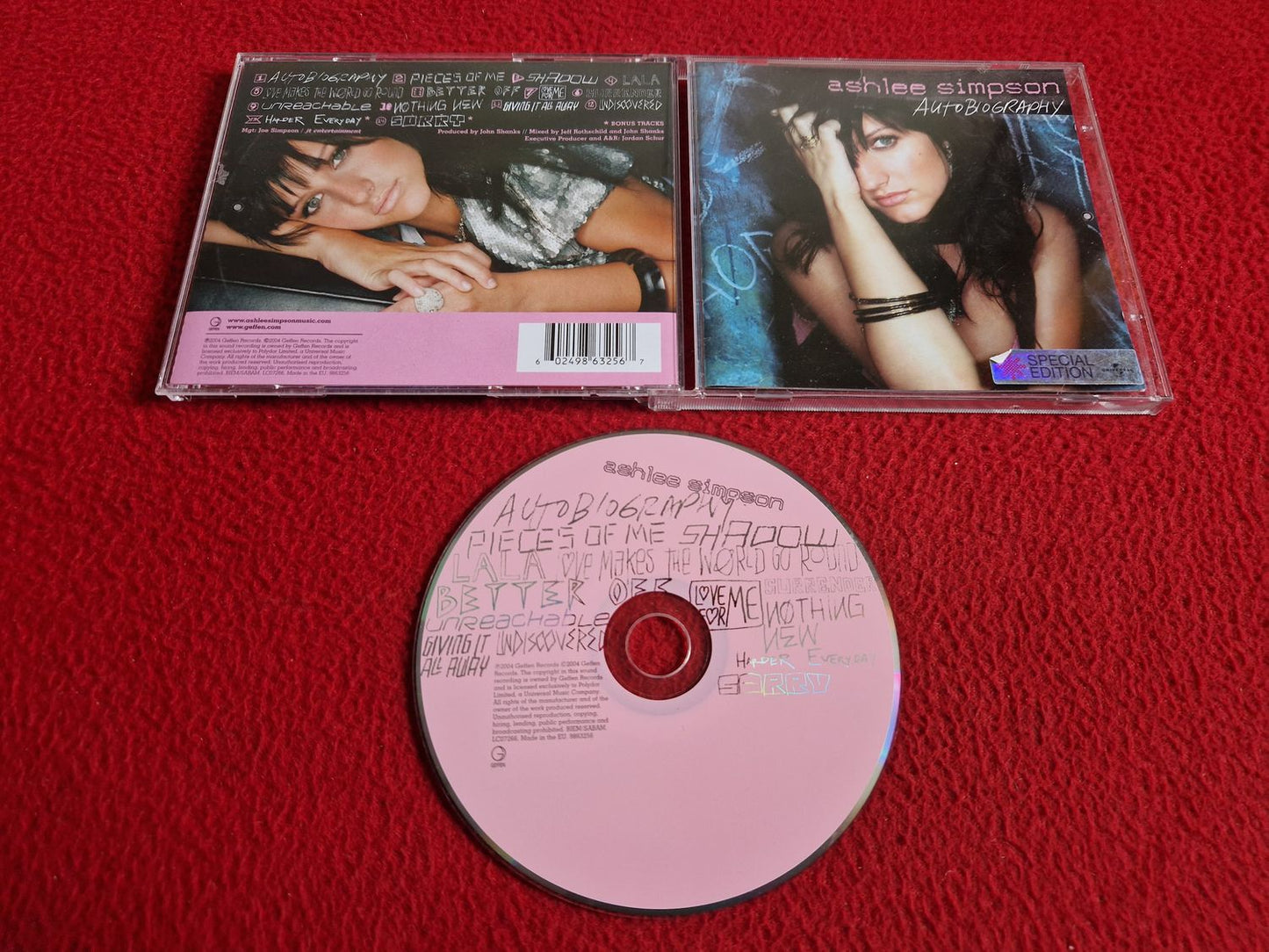 ASHLEE SIMPSON AUTOBIOGRAPHY CD