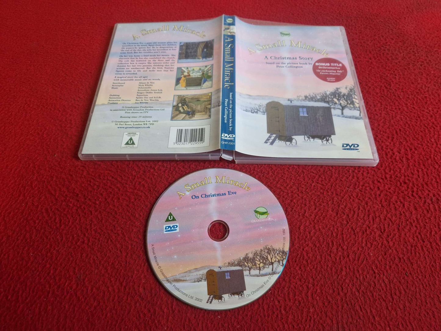 A SMALL MIRACLE A CHRISTMAS STORY DVD