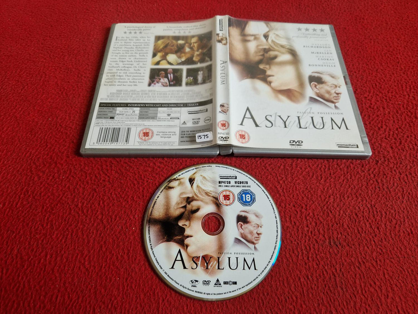 ASYLUM DVD