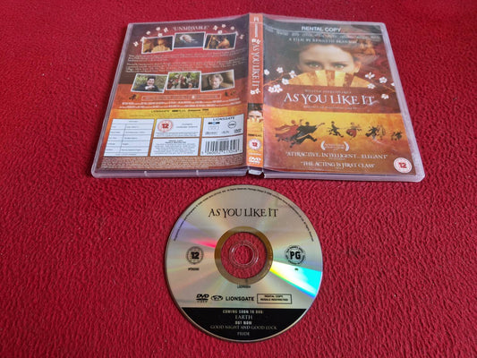 AS YOU LIKE IT DVD