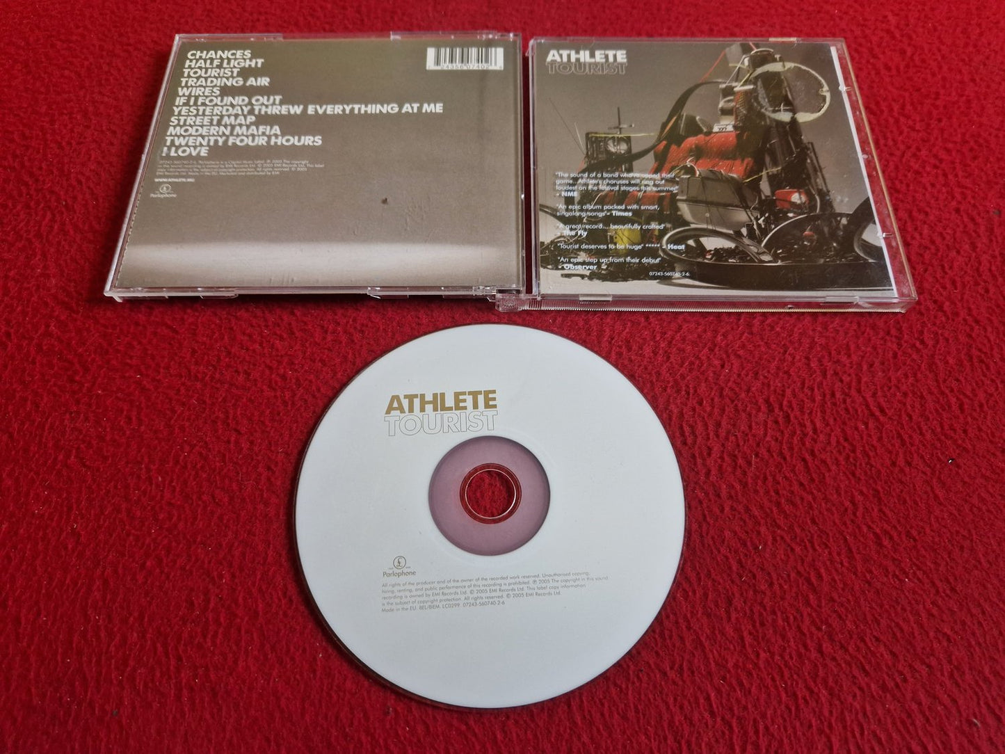 ATHLETE TOURIST CD