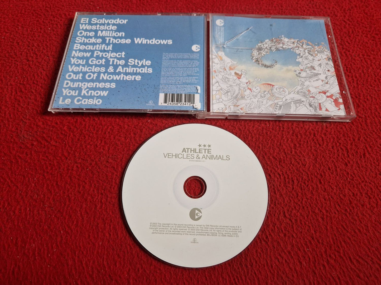 ATHLETE VEHICLES & ANIMALS CD
