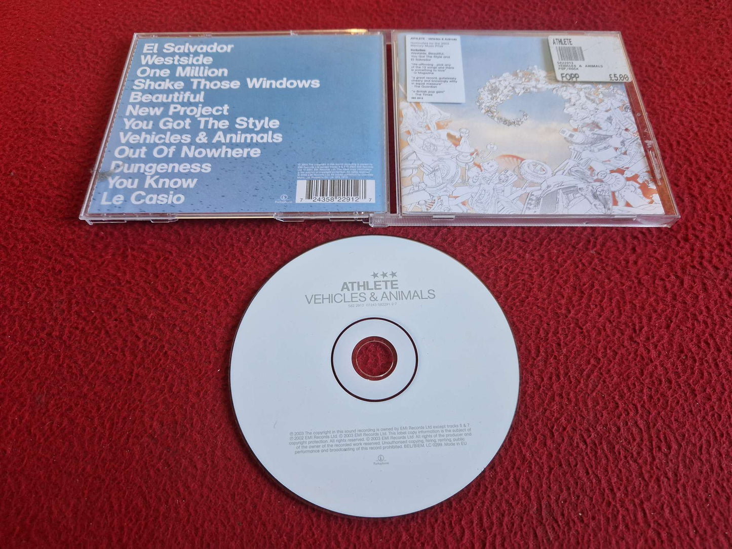 ATHLETE VEHICLES & ANIMALS CD