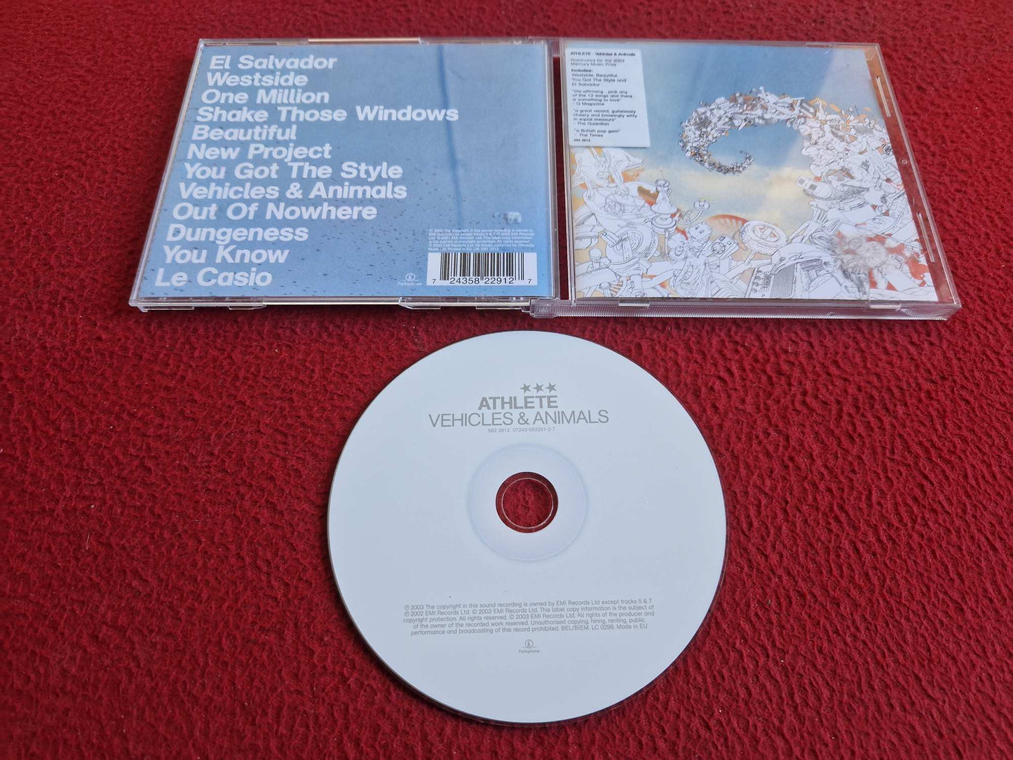 ATHLETE VEHICLES & ANIMALS CD