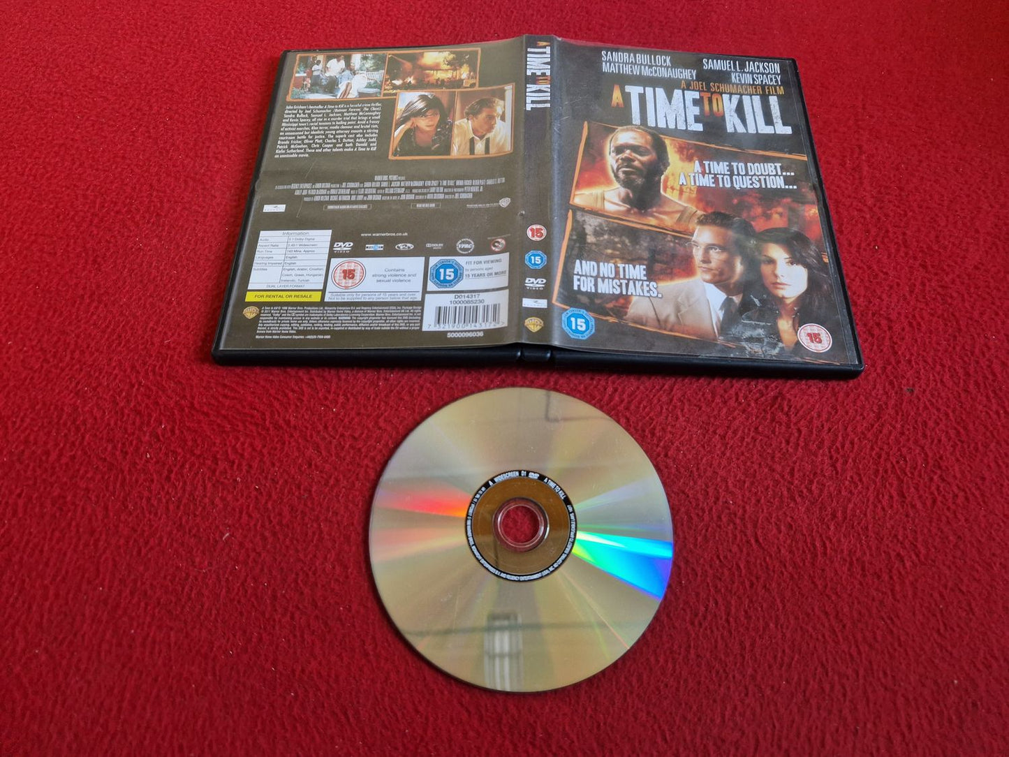 A TIME TO KILL DVD