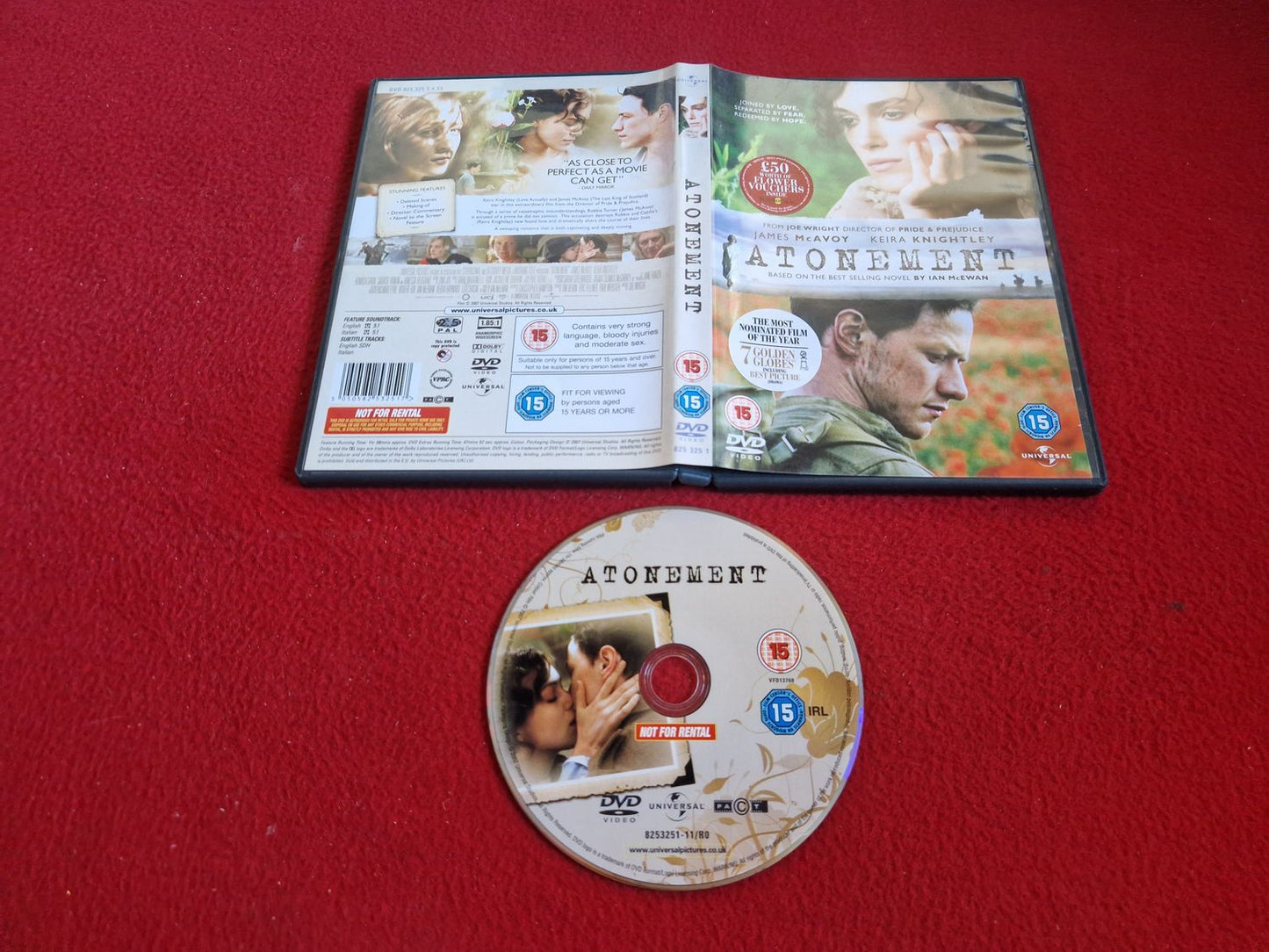 ATONEMENT DVD