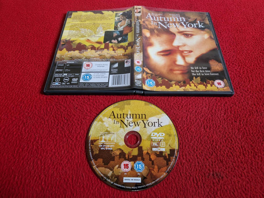AUTUMN IN NEW YORK DVD