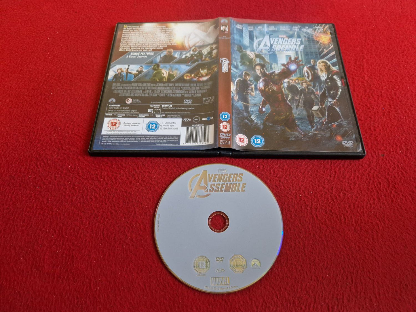 AVENGERS ASSEMBLE DVD