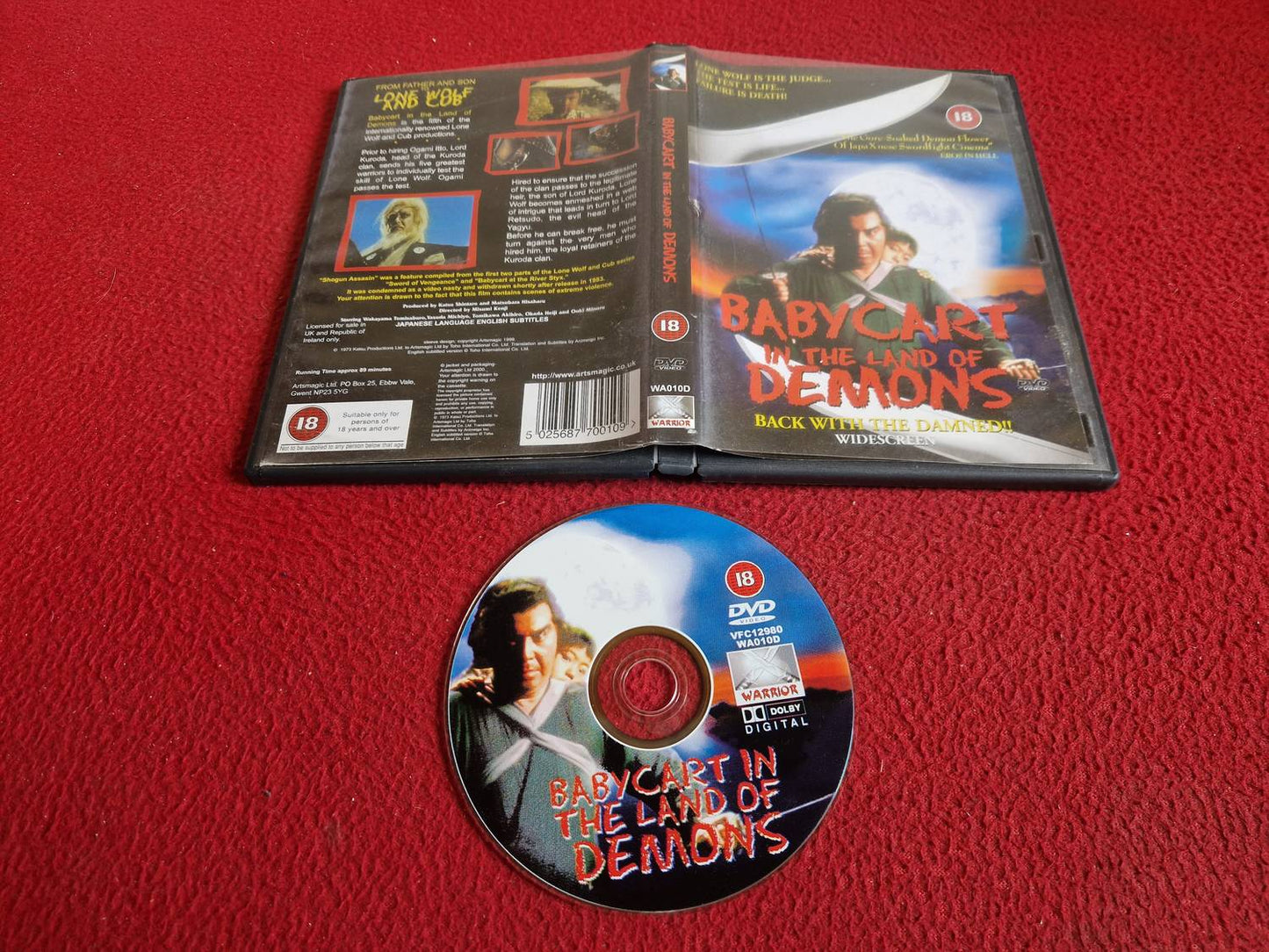 BABYCART IN THE LAND OF DEMONS DVD