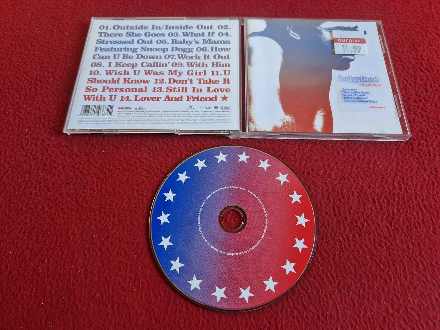 BABYFACE FACE2FACE CD