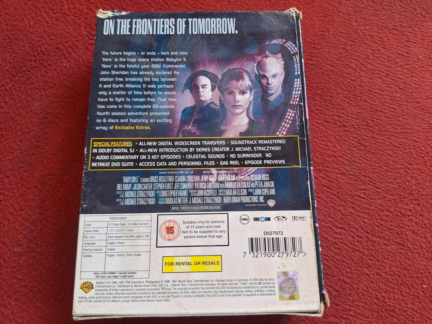BABYLON 5 SEASON 4 BOX DVD