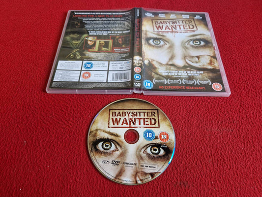 BABYSITTER WANTED DVD