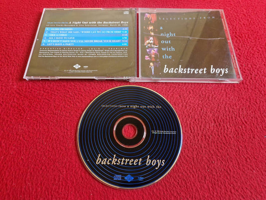 BACKSTREET BOYS SELECTIONS FROM A NIGHT OUT WITH CD