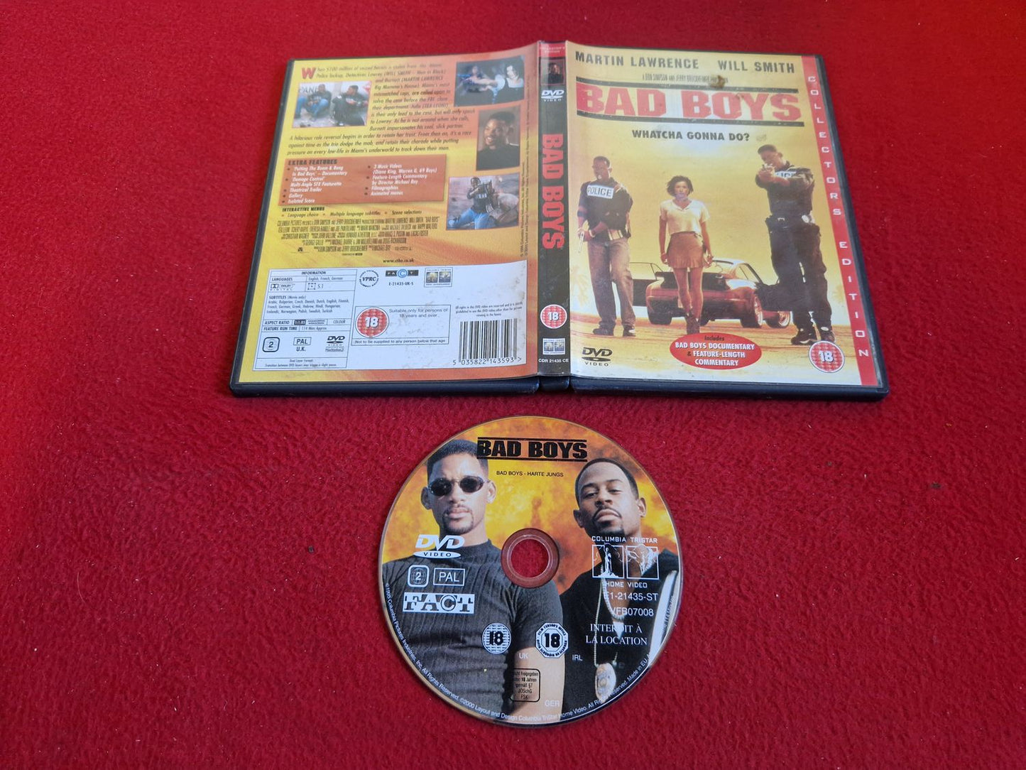 BAD BOYS DVD