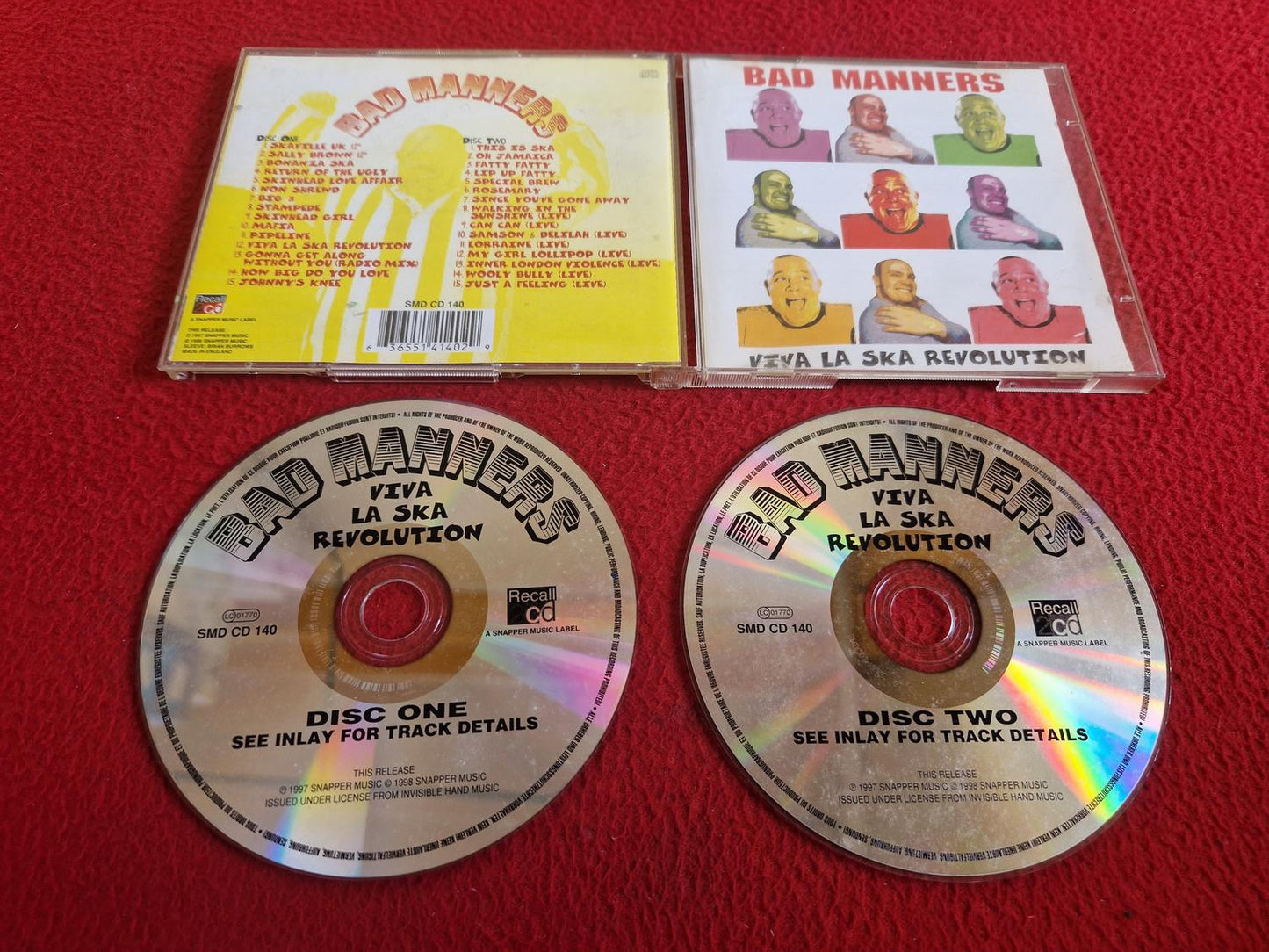 BAD MANNERS VIVA LA SKA REVOLUTION CD