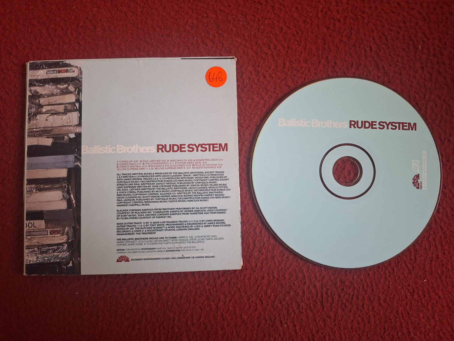 BALLISTIC BROTHERS RUDE SYSTEM CD