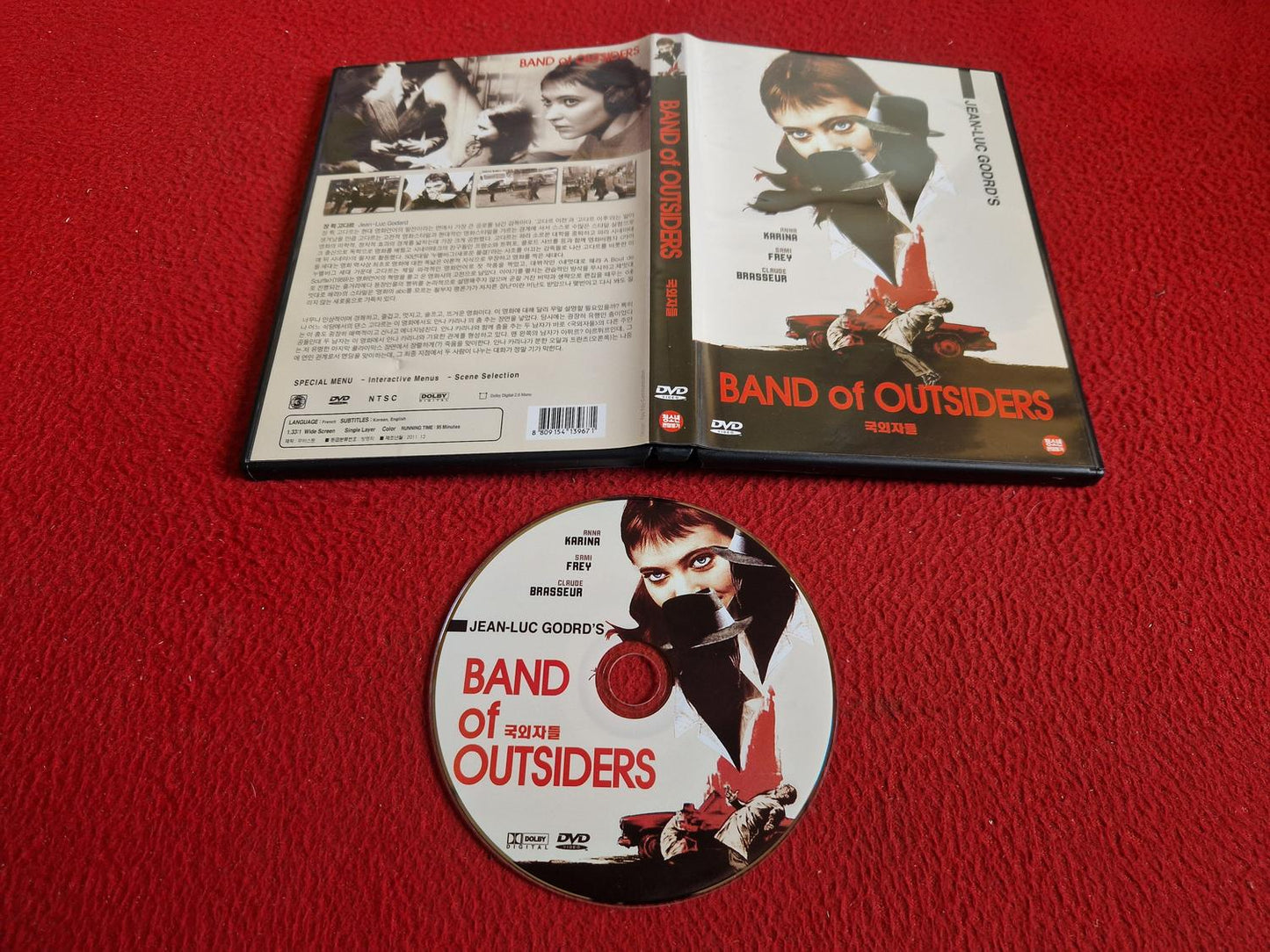 BAND OF OUTSIDERS [ REGION 3 / NTSC ] [ FRANSKT TAL ENGELSK TEXT ] DVD