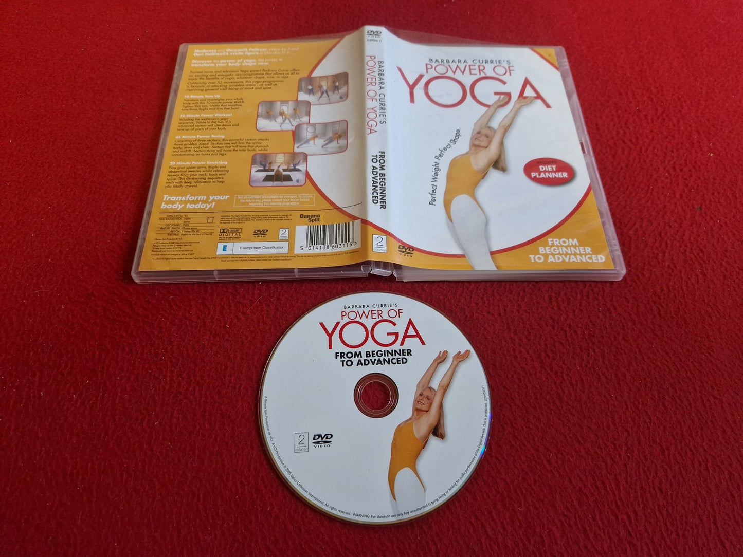 BARBARA CURRIE'S POWER OF YOGA DVD
