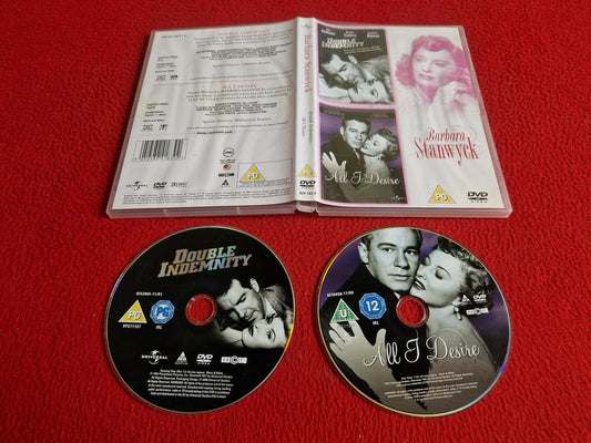 BARBARA STANWYCK - DOUBLE INDEMNITY / ALL I DESIRE DVD