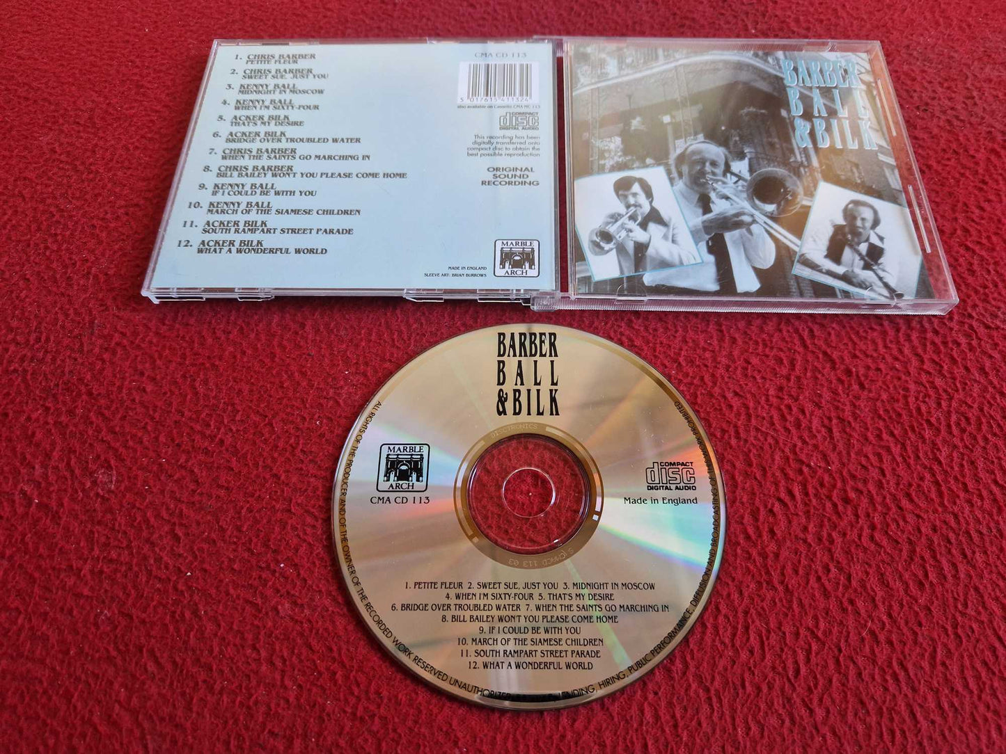 BARBER BALL & BILK - BARBER BALL & BILK CD