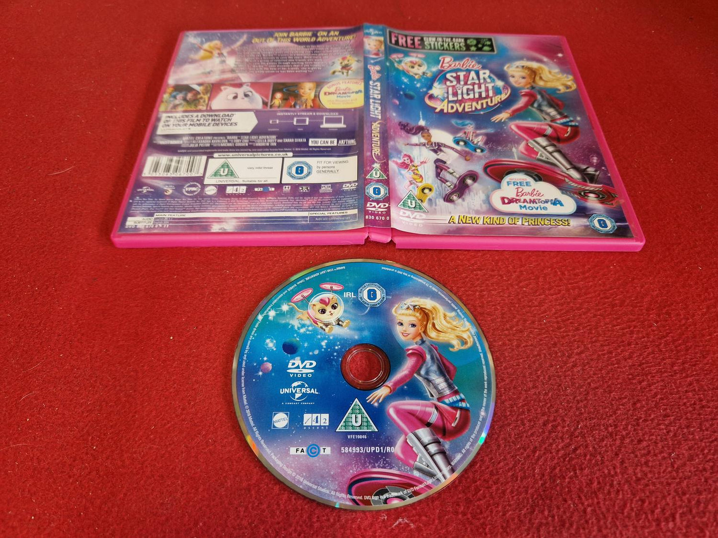 BARBIE STAR LIGHT ADVENTURE till DVD