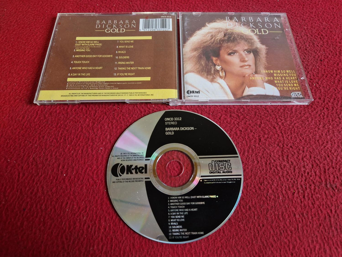 BARBRA DICKSON GOLD CD