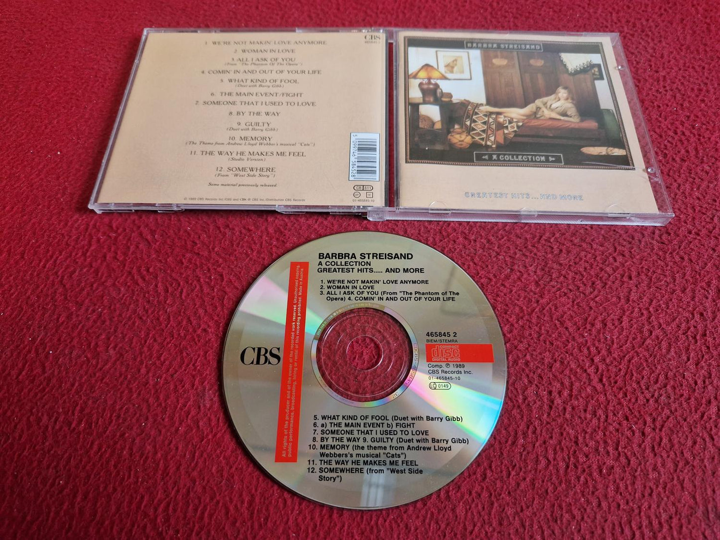 BARBRA STREISAND A COLLECTION GREATEST HITS..... AND MORE CD