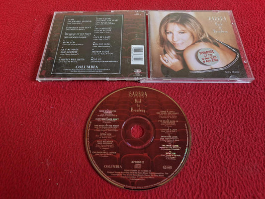 BARBRA STREISAND BACK TO BROADWAY CD