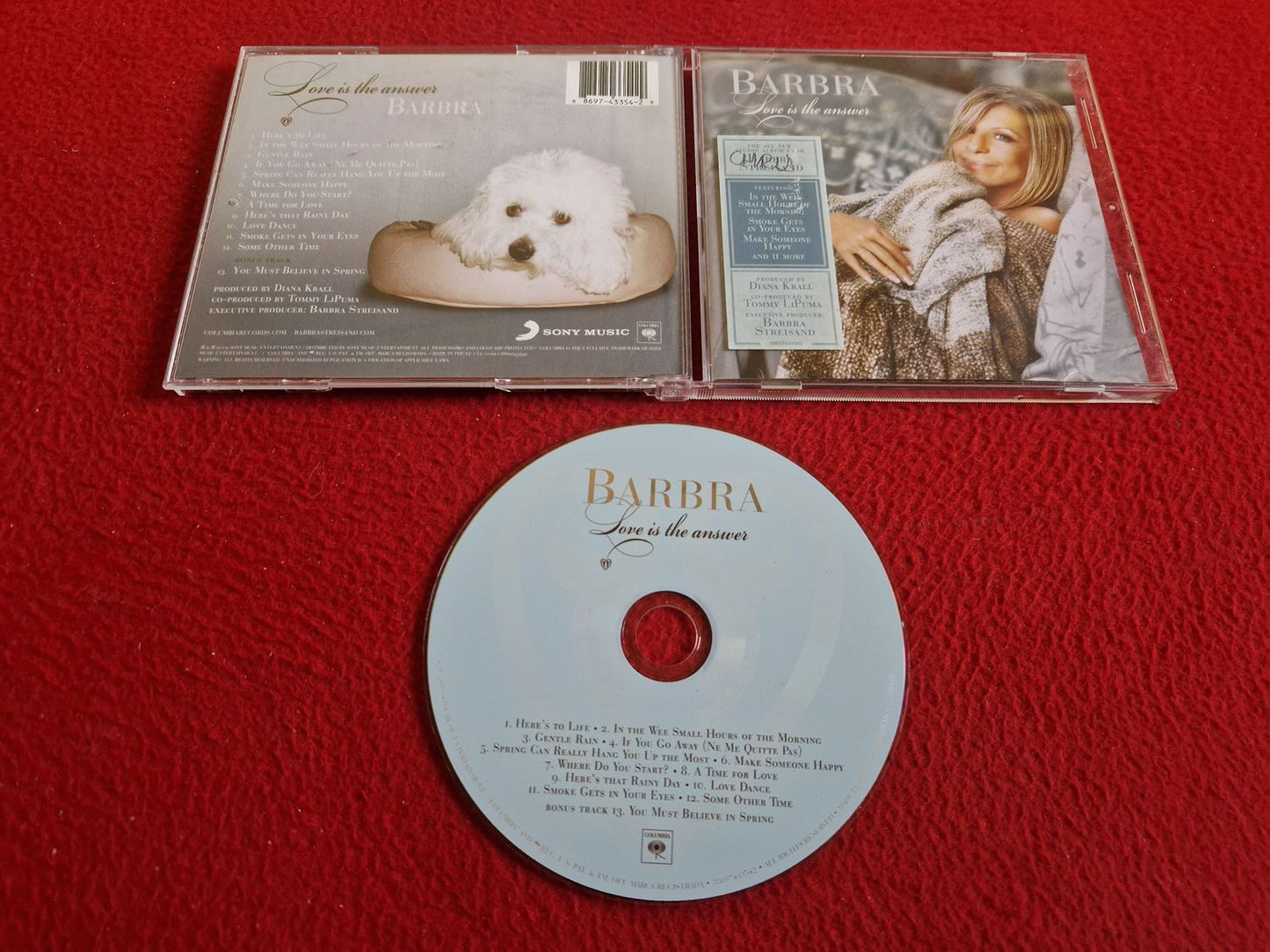 BARBRA STREISAND LOVE IS THE ANSWER CD