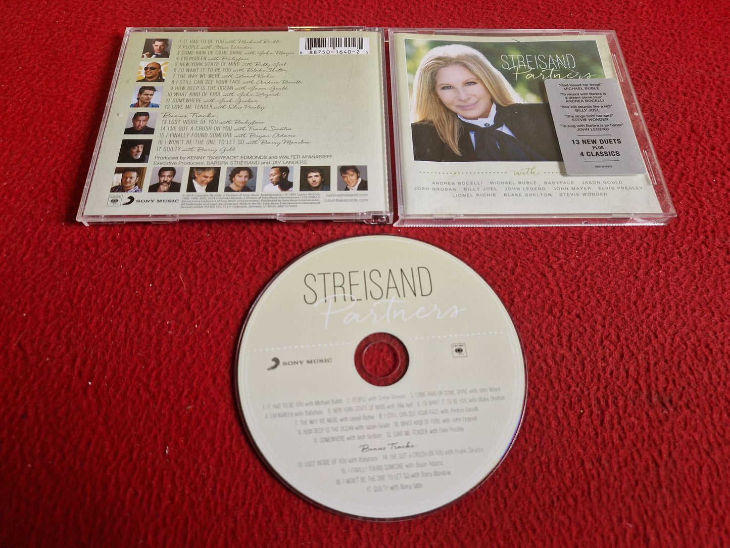BARBRA STREISAND PARTNERS CD