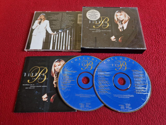 BARBRA THE CONCERT RECORDED LIVE AT MADISON SQUARE GARDEN NEW YORK CITY CD BOX