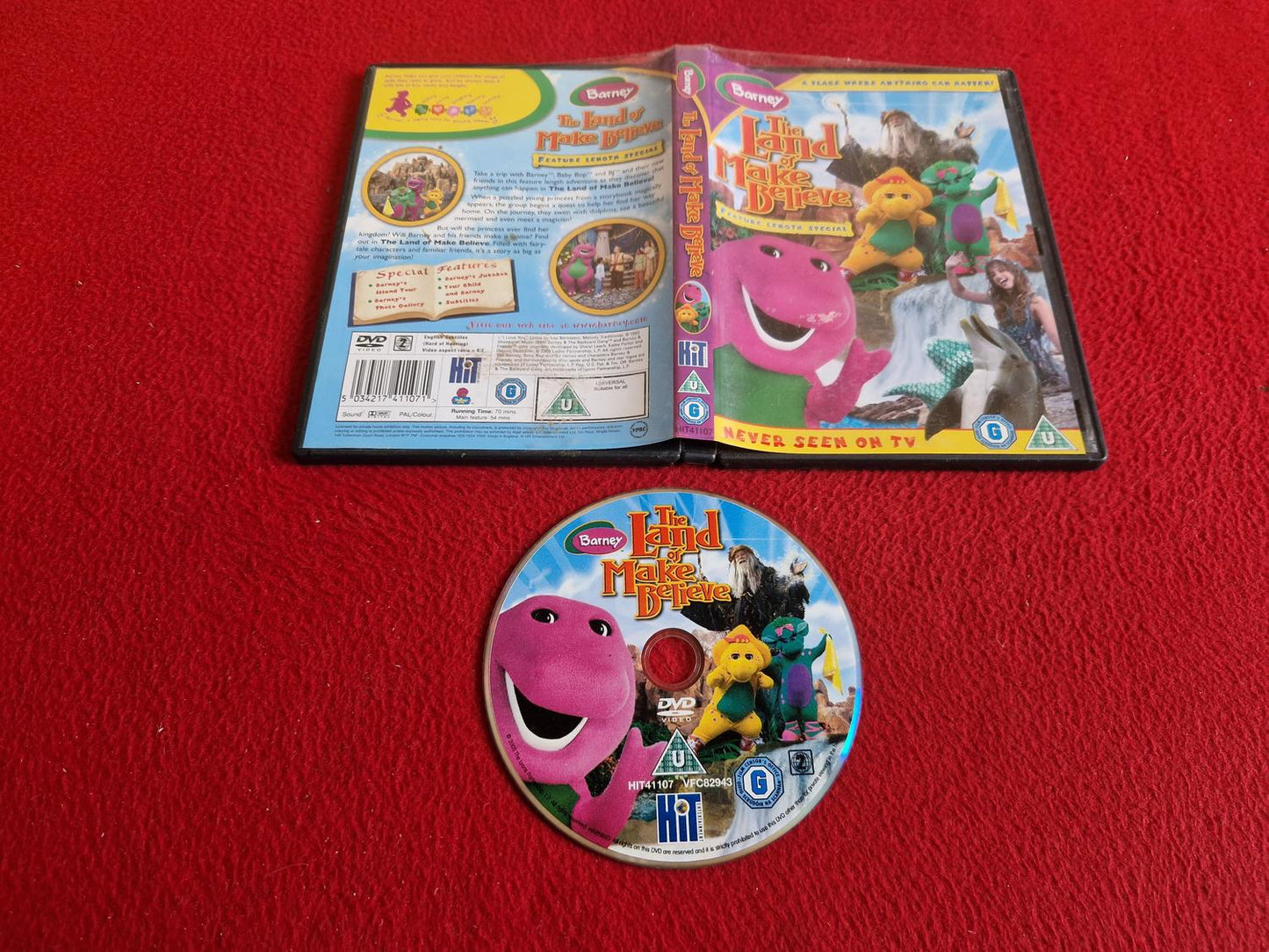 BARNEY THE LAND OF MAKE BELIEVE DVD