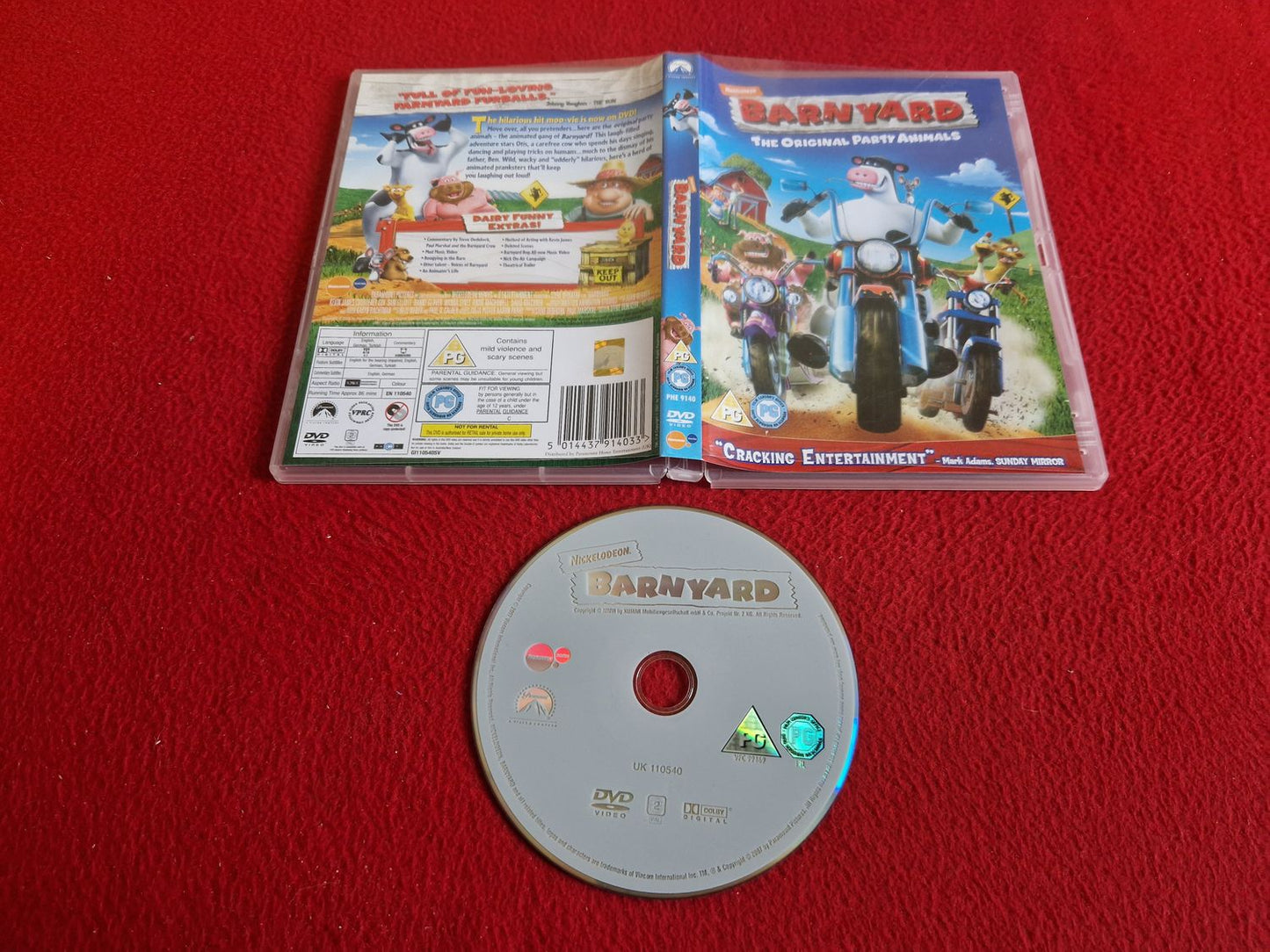 BARNYARD THE ORIGINAL PARTY ANIMALS DVD