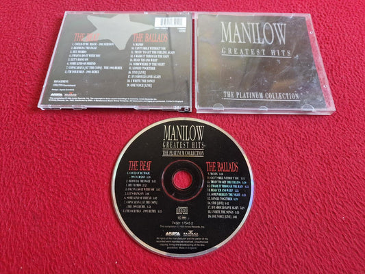 BARRY MANILOW GREATEST HITS THE PLATINUM COLLECTION CD