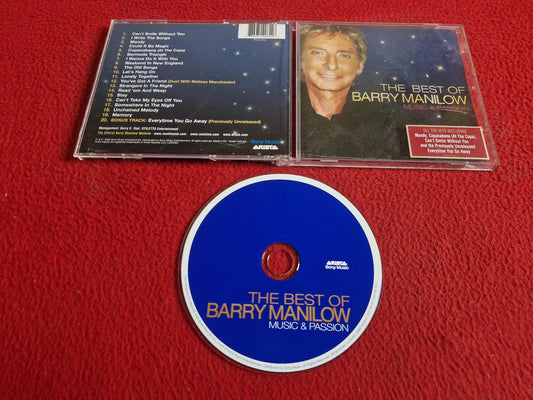 BARRY MANILOW MUSIC & PASSION THE BEST OF CD