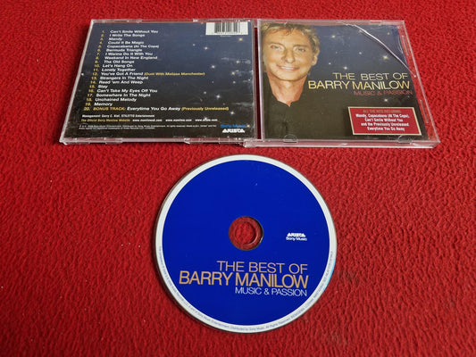 BARRY MANILOW MUSIC & PASSION THE BEST OF CD