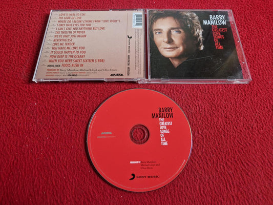 BARRY MANILOW THE GREATEST HITS LOVE SONGS OF ALL TIME CD