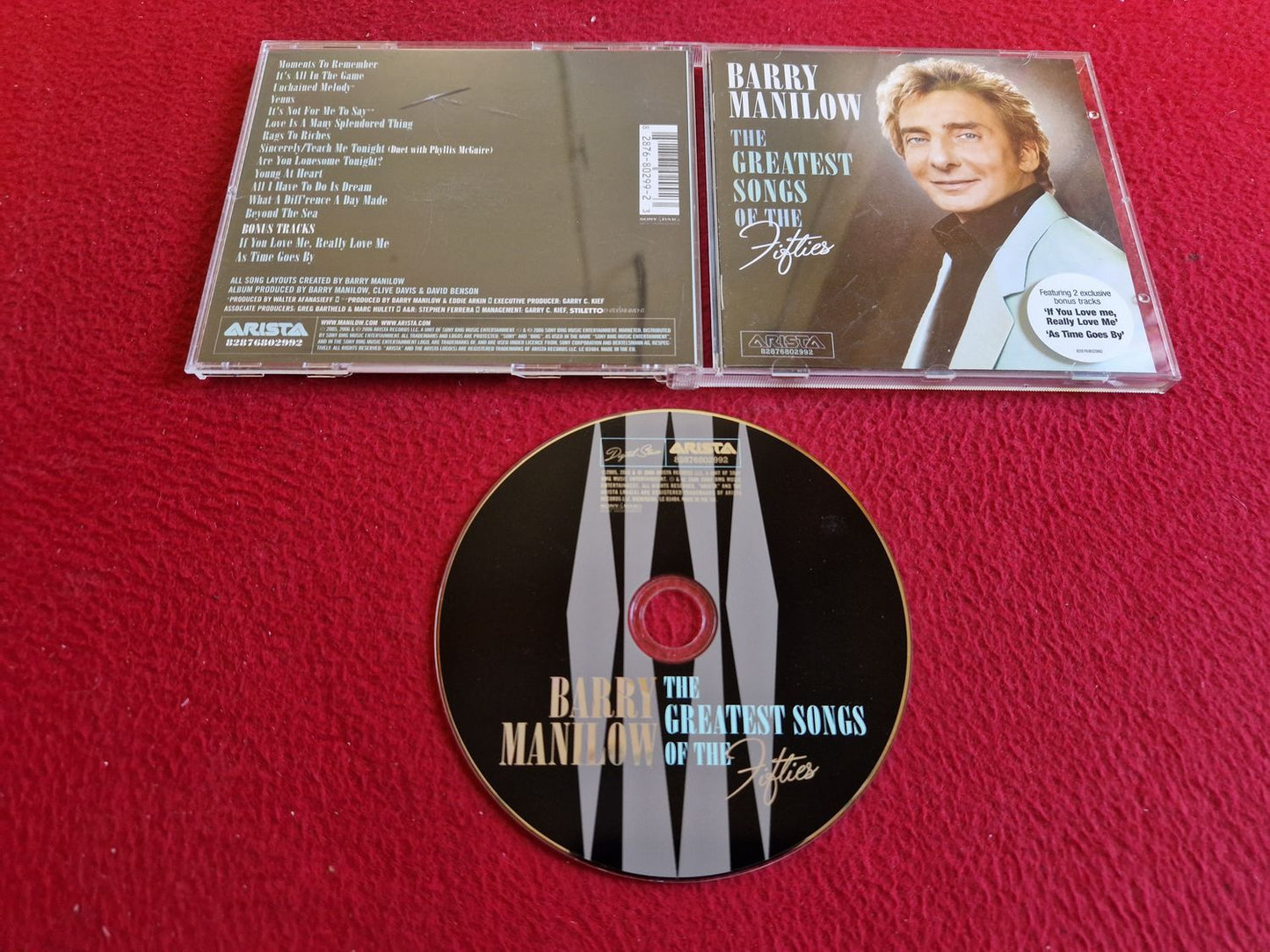 BARRY MANILOW THE GREATEST SONGS OF THE FIFTIES CD