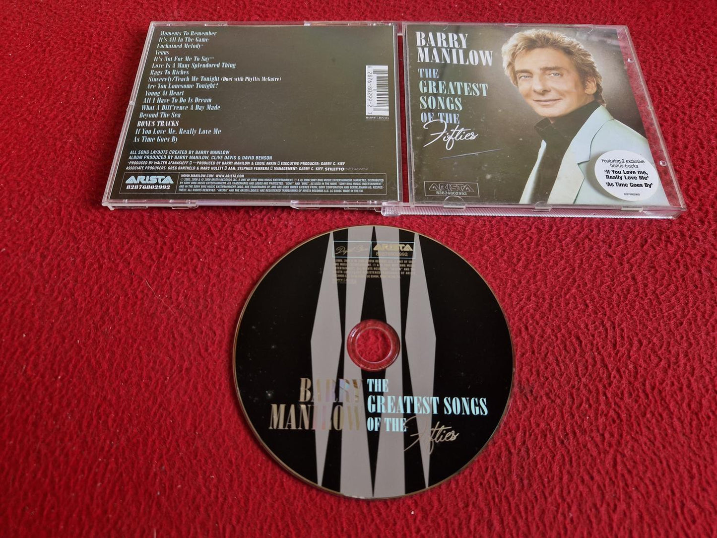 BARRY MANILOW THE GREATEST SONGS OF THE FIFTIES CD