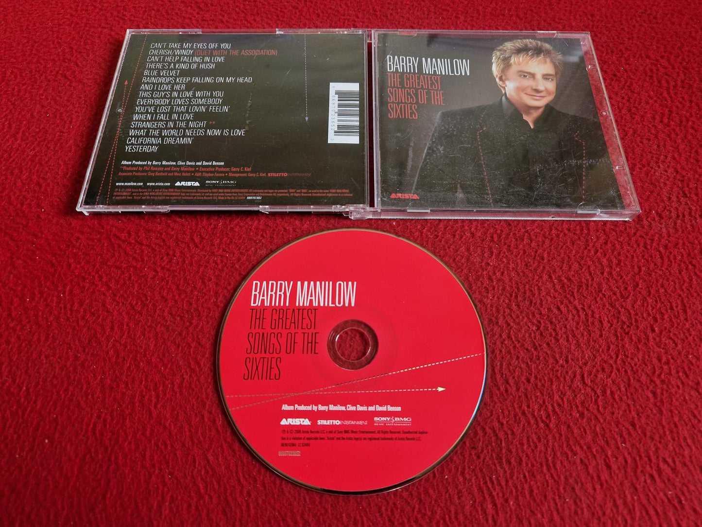BARRY MANILOW THE GREATEST SONGS OF THE SIXTIES CD