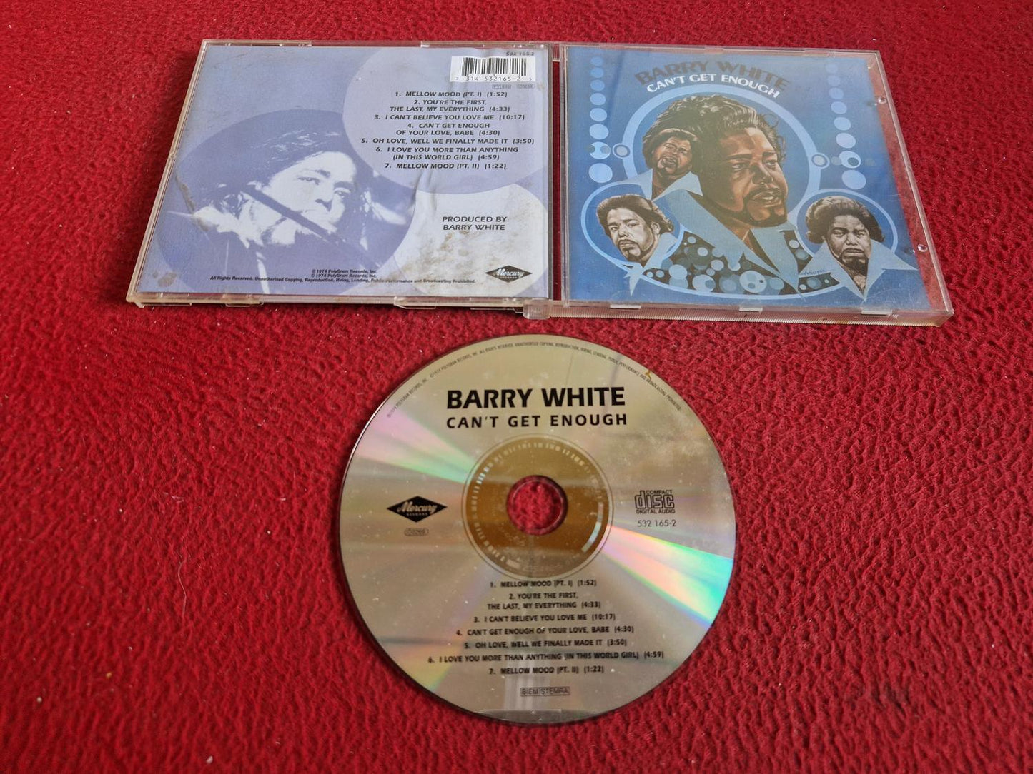 BARRY WHITE CAN'T GET ENOUGH CD